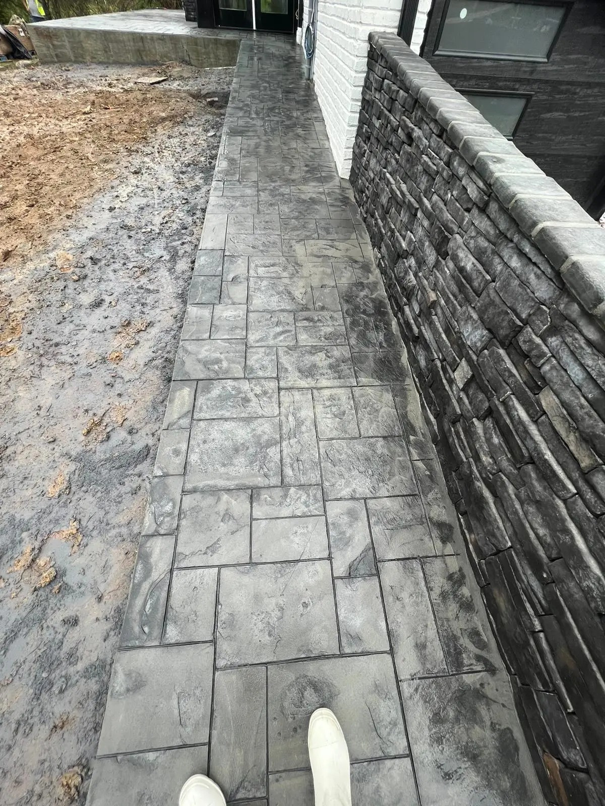 Pumas Concrete Hardscape project