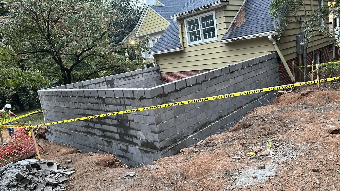 Pumas Concrete Hardscape project
