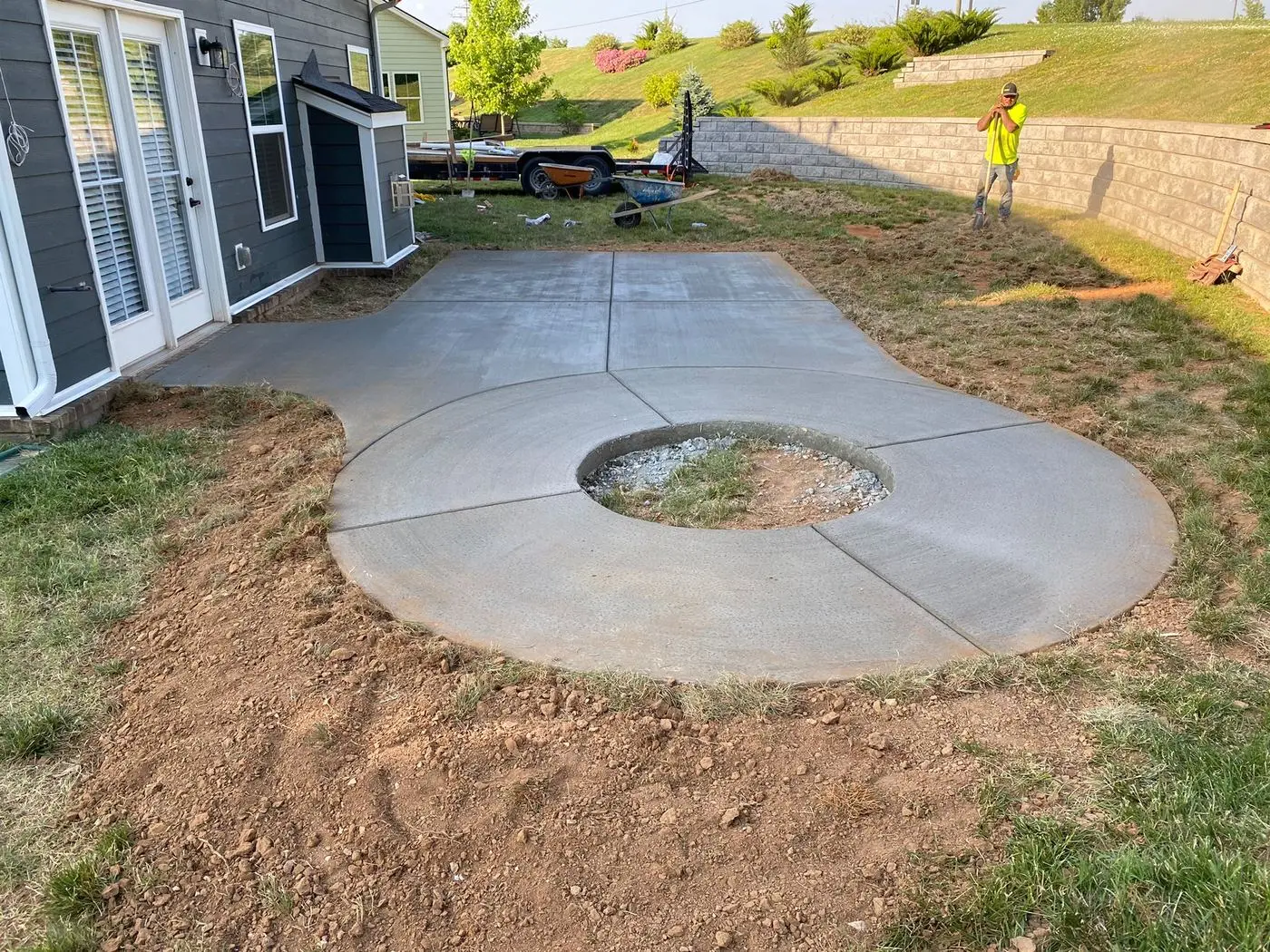 Pumas Concrete Patio project