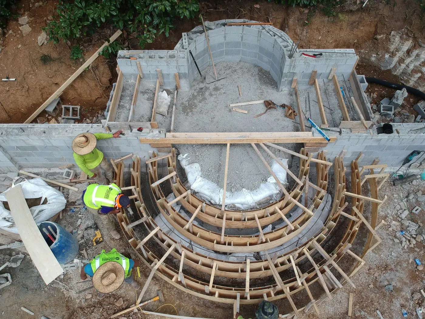 Pumas Concrete Pool Deck project
