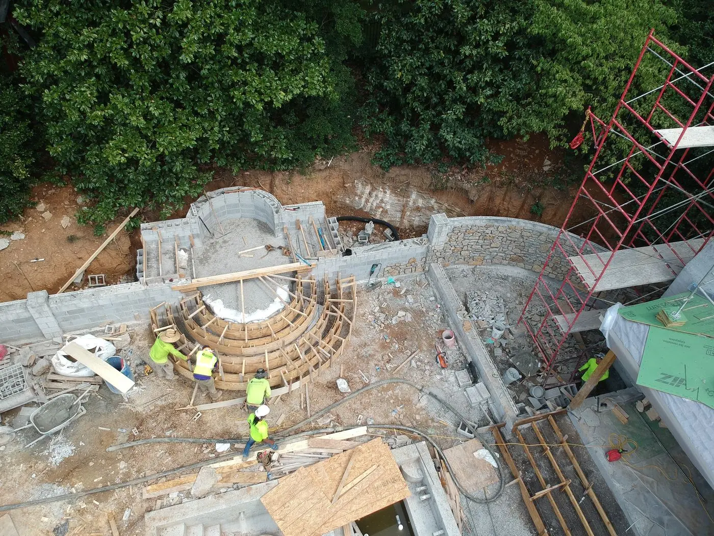 Pumas Concrete Pool Deck project