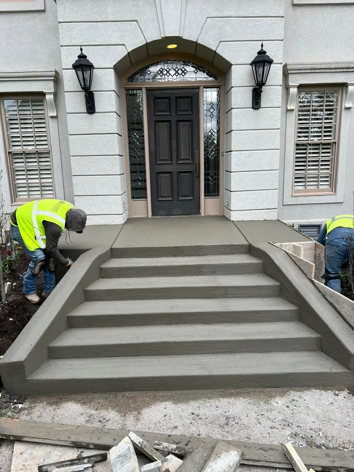 Pumas Concrete Hardscape project