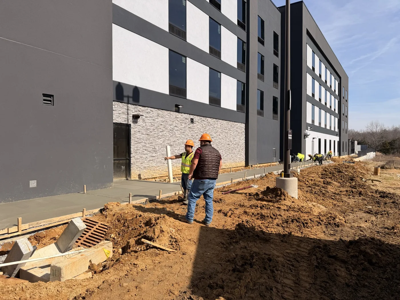 Home2 Suites by Hilton — Site Concrete — Dickson, TN